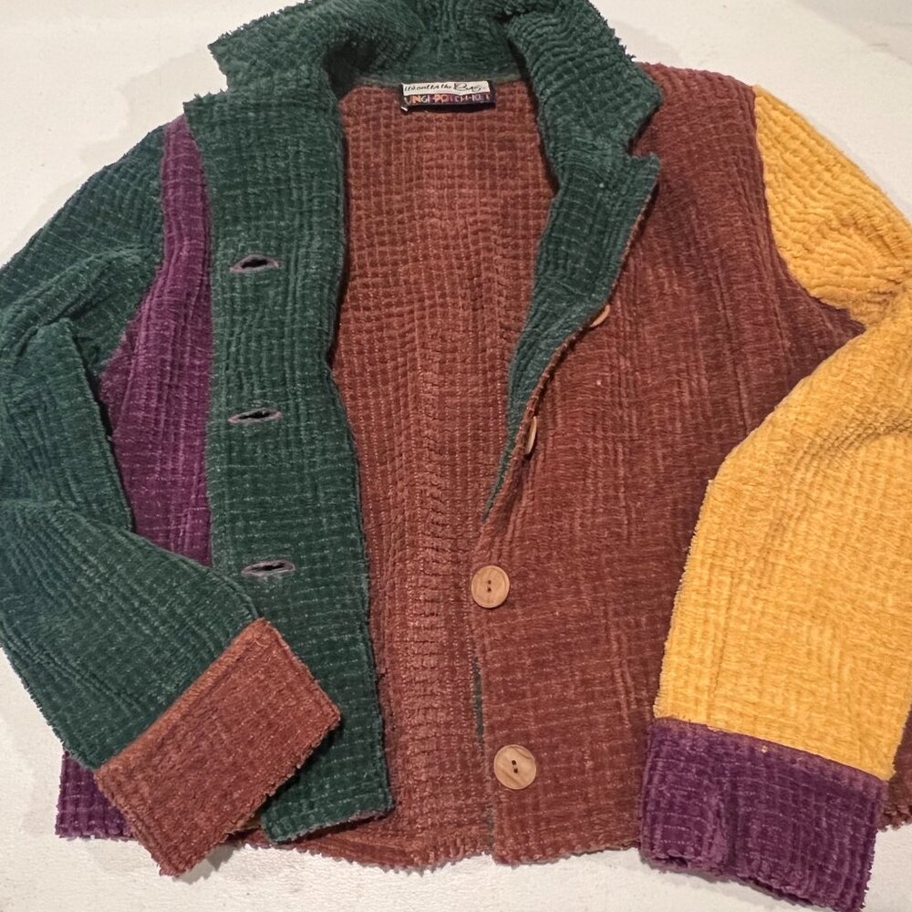 Mult-colored Button Jacket - Picture 3 of 5